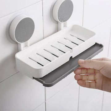 Plastic Kitchen Bathroom Soap Holder (Pack of 1)